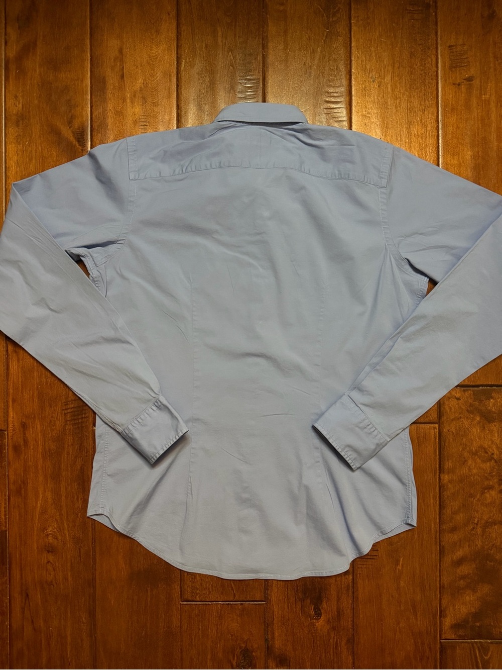 Ralph Lauren Light Blue Button-Down Shirt with Embroidered Pony - Picture 5 of 9